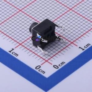 TS-1002-AR06026 Tactile Switch Through hole-4P,6x6mm Switch Single Pole Single Throw Round Button 2.6N Through Hole - Product Image 2