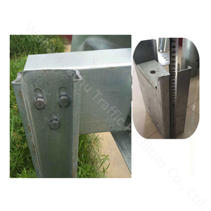 Cheap Recycled Used Galvanized Steel 4x4 Galvanized Square Metal Fence <strong>Posts</strong> for Guard Rail - Product Image 4
