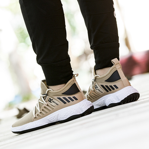 <span class=keywords><strong>Scarpe</strong></span> da <span class=keywords><strong>Uomo</strong></span> Casual Sportive in Tessuto Fly Knit Traspiranti Dorate alla Moda per Tutte le Occasioni - Product Image 5