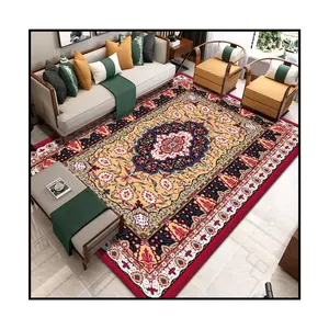 Vente chaude numérique imprimé Design classique tapis anti-dérapant 3d imprimé tapis Style persan pour la maison sol salon chambre