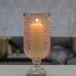 Modern Crystal Tabletop <b>Vase</b> With Diamond Pattern And <b>Square</b> Base Unique Design For Wedding Decor - Product Image 5
