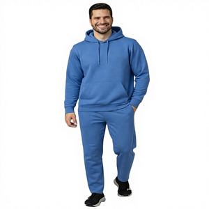 Nuevo Conjunto Deportivo Personalizado para Hombre, con Capucha, para Invierno, Talla Grande, Diseño 2 en 1, 100% Algodón, Ligero, de Alta Calidad, Venta al Por Mayor OEM - Product Image 1