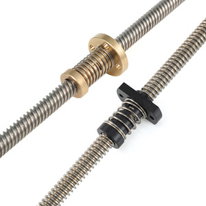 Vis T8 3DSWAY avec écrou en cuivre POM, accessoires d'imprimante 3D de haute précision - Product Image 1