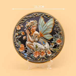 Decoración de Oficina Redonda con Diseño de <span class=keywords><strong>Duende</strong></span> Ángel Pintado, Moderno y Elegante, al por Mayor - Product Image 6
