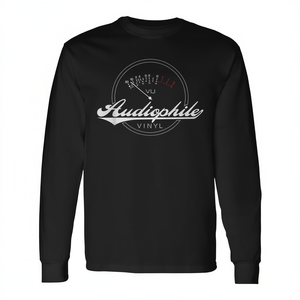 Audiophile Long <b>Sleeve</b> T-Shirt Hi Fi Enthusiast <b>Vinyl</b> Music Fan - Product Image 3