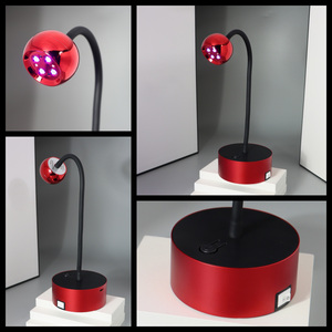 Nouvelle lampe à ongles en gel rouge, violet, rose, brillante, vente en gros, batterie, capteur, lampe à ongles UV LED, logo personnalisé - Product Image 5
