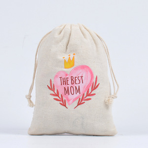 Bolsa de <span class=keywords><strong>Kit</strong></span> de Recuperación para la <span class=keywords><strong>Resaca</strong></span> Personalizable y Ecológica de Algodón y Lino con Cordón, para Regalo de Despedida de Soltera con Logotipo Personalizado - Product Image 6