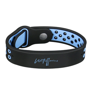 Pulsera de silicona con diseño de P143-10, brazalete personalizado de iones negativos, precio al por mayor, bajo pedido mínimo - Product Image 1