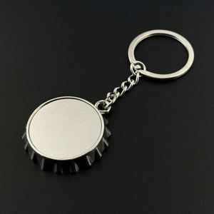 Porte-clés personnalisé avec logo de dessin animé, ouvre-bouteille en forme de bouchon de bouteille de bière, vente en gros - Product Image 4
