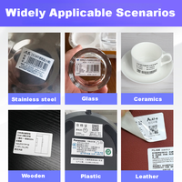 Étiquettes autocollantes en papier transparent personnalisées - Anti-rayures, résistantes à l'huile, code-barres, haute adhérence, impression numérique, impression nette, support OEM
