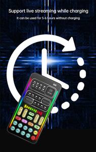 2025 bon produit I9 changeur de voix jeu diffusion en direct ordinateur portable <span class=keywords><strong>carte</strong></span> <span class=keywords><strong>son</strong></span> Audio cartes <span class=keywords><strong>son</strong></span> mélangeurs - Product Image 3