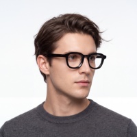 Montures de lunettes optiques en acétate en gros : unisexe, logo personnalisable, montures de lunettes optiques de haute qualité