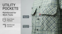 Chemise de travail en coton ignifuge, antistatique et imperméable conforme à la norme NFPA 70e, certifiée HRC2 CAT2, logo OEM personnalisé, soudage