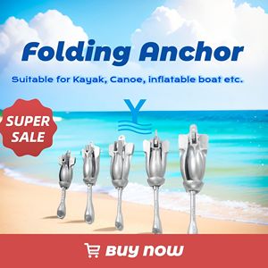 <span class=keywords><strong>Ancla</strong></span> plegable tipo Grapnel galvanizada en caliente <span class=keywords><strong>Ancla</strong></span> de <span class=keywords><strong>mar</strong></span> <span class=keywords><strong>Ancla</strong></span> de kayak con stock completo - Product Image 2