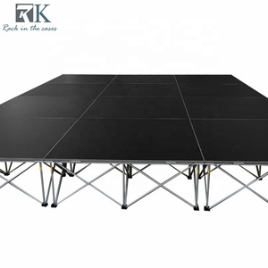 4x4ft Concert Plywood Stage Mobile Stage Quick Lock 1x1m Aluminum Outdoor Portable Platform with for Events - Product Image 1