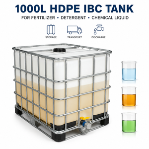 Réservoir de stockage portable IBC de 1 000 L en acier inoxydable SS304 avec cadre en acier inoxydable pour le transport de liquides et de produits chimiques de qualité alimentaire - Product Image 5