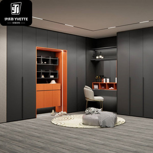 <span class=keywords><strong>Armadio</strong></span> Moderno in Legno con Porta Scorrevole e <span class=keywords><strong>Specchio</strong></span>, Montaggio a Parete Estensibile per Camera da Letto - Product Image 5