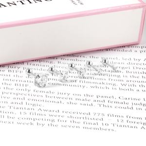 Multi Size Gold Plated Round White Diamond <b>Stud</b> <b>Earring</b> Screw <b>Men</b> <b>Earrings</b> Stainless Steel Screw <b>Earrings</b> - Product Image 6