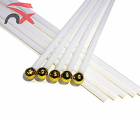 Drapeau à main personnalisé en polyester 14 * 21 cm du Togo avec mât en plastique de 30 cm