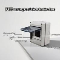 JINHAI Boîtier de distribution ABS étanche IP65 à 12 voies, OEM ODM, pour disjoncteurs MCB, certifié CE, 220V-380V 18A-150A, Vente Chaude