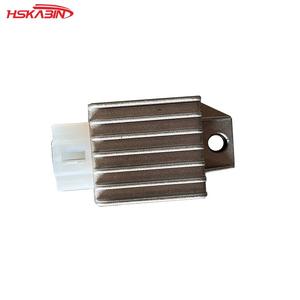 Accessoires de motocross KB, régulateur de tension demi-onde en aluminium argenté à 4 broches pour remplacement - Product Image 1