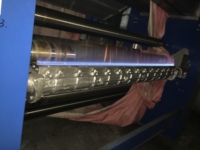 État utilisé de finissage de textile de textile de textile non tissé de machine de chant de gaz tricoté tissé par type automatique de rouleau