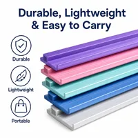 Supports et poussoirs de Mahjong transparents durables, plusieurs couleurs, supports de tuiles de Mahjong en plastique pour accessoires de jeu de société à domicile