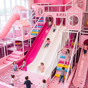 Équipement de terrain de jeux intérieur commercial <span class=keywords><strong>pour</strong></span> enfants, structure de jeu personnalisée avec fosse à balles et <span class=keywords><strong>toboggan</strong></span> <span class=keywords><strong>pour</strong></span> centre commercial - Product Image 5