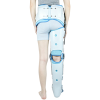 Orthèse HKAFO réglable post-opératoire pour jambe complète, articulée, pour la fixation des membres inférieurs, avec soutien de la hanche, du genou, de la cheville et du pied