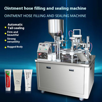 Machine de remplissage et de scellage semi-automatique pour tubes de confiture de fraises et sauce harissa pour tubes en aluminium pliables