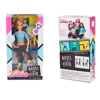 Ensemble de poupée à rotule, jeu de rôle, poupée de simulation princesse à la mode avec vêtements, chaussures à perruque