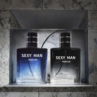 Parfum pour homme Hot Passion 50 ml, senteur boisée, parfum de luxe en spray, parfum frais et envoûtant longue durée pour un usage quotidien