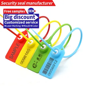 JCPS509 pull tight packaging security 500mm plastic seal for shipping company