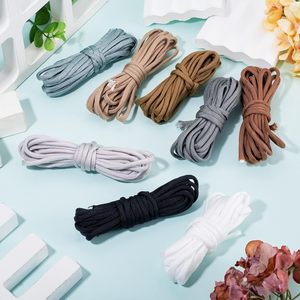 Paracord noir et marron de 4 mm, 105 pieds, tressé double couche en polyester, pour bracelets, porte-clés, breloques de sac, bricolage, artisanat, survie - Product Image 6