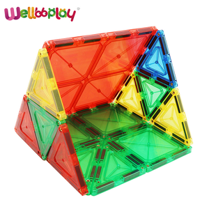 Ensemble <span class=keywords><strong>de</strong></span> blocs <span class=keywords><strong>de</strong></span> <span class=keywords><strong>construction</strong></span> magnétiques créatifs STEM Kit <span class=keywords><strong>de</strong></span> <span class=keywords><strong>construction</strong></span> éducatif préscolaire aimant pour garçons et filles en plastique - Product Image 6