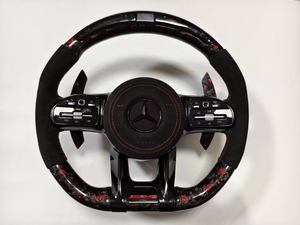 Volant de direction AMG Performance en cuir confortable, pièces de modification automobile très vendues, compatible avec Mercedes ML W166 X166 2013-2015 - Product Image 3