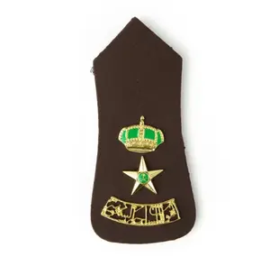 사우디 아라비아 전투 유니폼 금속 계급 Epaulettes