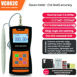 Mètre gaussien VICTOR VC862B - Détecteur numérique de champ magnétique, de magnétisme et de force magnétique - Product Image 3