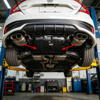 Ventes directes d'usine YIPEI, cache-moteur pour Honda Civic FE FL 11e génération 2022+, cache inférieur du réservoir de carburant 74110-T31-H00