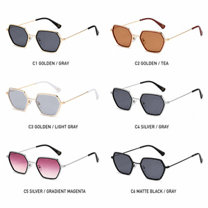 Lunettes de soleil Sunray Octagon Rim Narrow Alloy, style Metro, pour la vente en ligne sur le marché mondial - Product Image 3