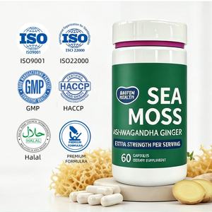 60 Capsules de Complexe d'Algues Marines avec Ashwagandha, Gingembre et Curcuma pour l'Immunité et la Vitalité - Product Image 4