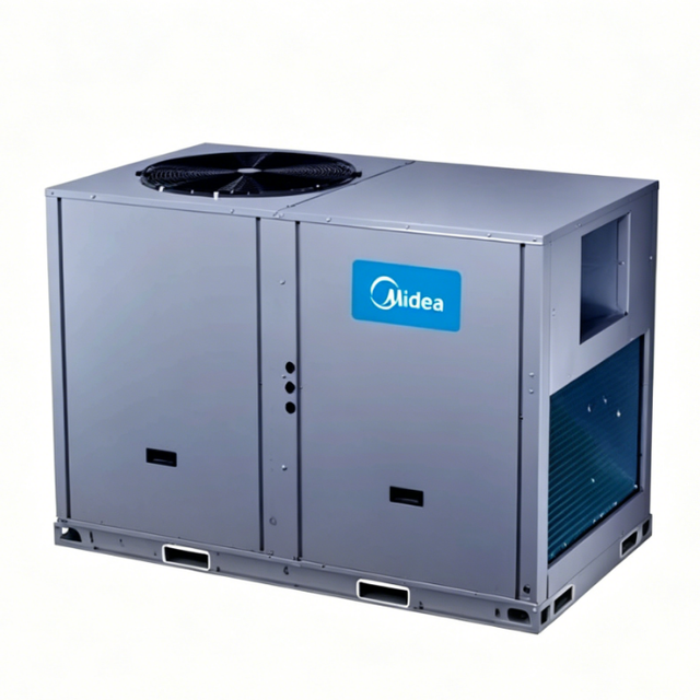 Split Rooftop Air Conditioner, 6.25~30 Ton, Energy-Saving HVAC System for Commercial Building Projects