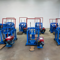 Mini machine manuelle à briques et blocs creux en béton diesel économique pour la maison