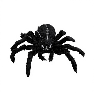<span class=keywords><strong>Peluche</strong></span> <span class=keywords><strong>araignée</strong></span> d'Halloween, 34,6 pouces, grande, noire, coussin doux, animal en <span class=keywords><strong>peluche</strong></span>, décoration d'Halloween, accessoires effrayants pour fête, farce, anniversaire - Product Image 1