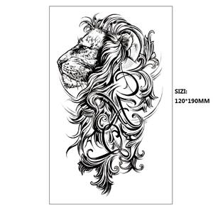 TBS personalizzato scivolo d'acqua mezzo foglio lupo leone tigre <span class=keywords><strong>anime</strong></span> <span class=keywords><strong>tatuaggi</strong></span> temporanei - Product Image 4