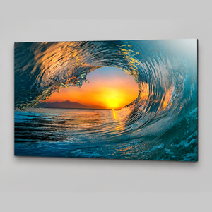Stampa d'Arte Murale con Paesaggio al Tramonto, Immagine di <span class=keywords><strong>Natura</strong></span> per Soggiorno, Hall d'Hotel, Ufficio, Interni Moderni e Rilassanti - Product Image 4