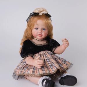 Lifereborn 22 pulgadas moda hecha a mano bebé princesa <span class=keywords><strong>vestido</strong></span> muñeca personalizada niña Reborn muñeca Kits Bebe Reborn bebé - Product Image 3