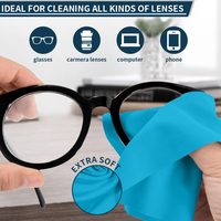 Eastsunshine Vente Chaude Personnalisée OEM Microfibre 15*15cm Lingettes de Nettoyage pour Lunettes Haute Qualité Chiffon Durable à Bas Prix