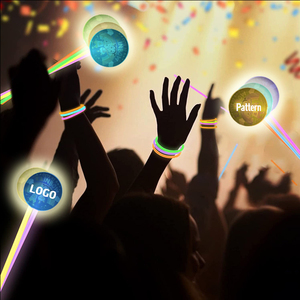 4pcs-gói 8 ''glow Stick Wand bao gồm <span class=keywords><strong>4</strong></span> nhựa Vòng Topper cho lá túi đóng gói Halloween & giáng sinh Wedding party Nguồn cung cấp - Product Image 5
