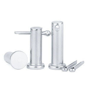 8mmx80mm Zinc Plated Flat Head Lock Clevis <strong>Pins</strong> Flat Head Clevis <strong>Pins</strong> for Mechanical Linkage/Fixed Parts/Ship Rigging - Product Image 4